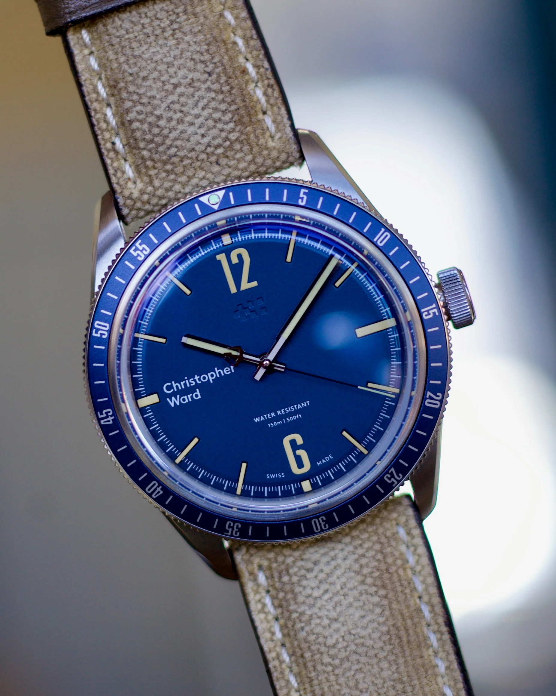 2020 Christopher Ward C65 Trident Diver Blue Dial S65-41H3H1-S0BB0 41mm - Image 2