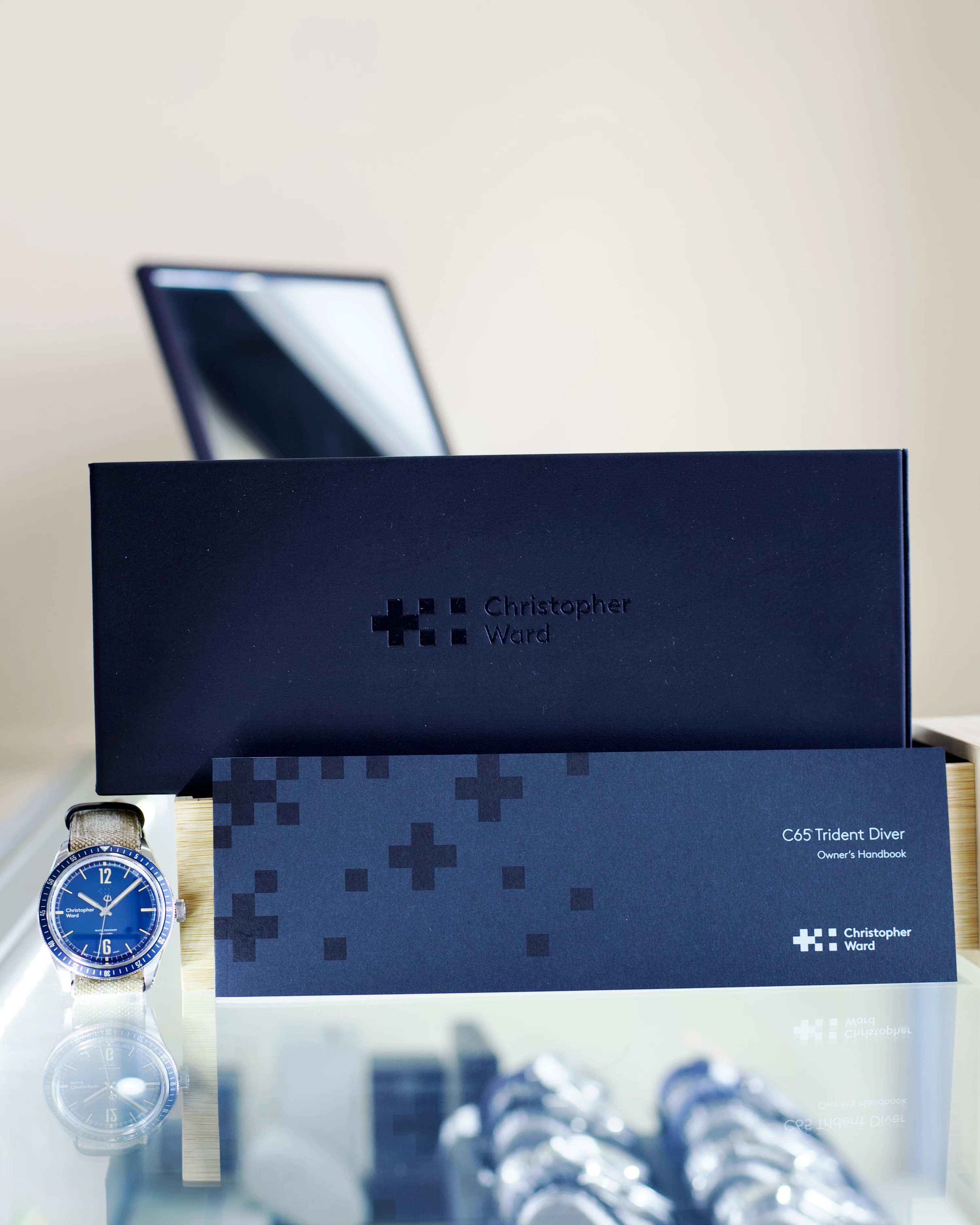 2020 Christopher Ward C65 Trident Diver Blue Dial S65-41H3H1-S0BB0 41mm - Image 6