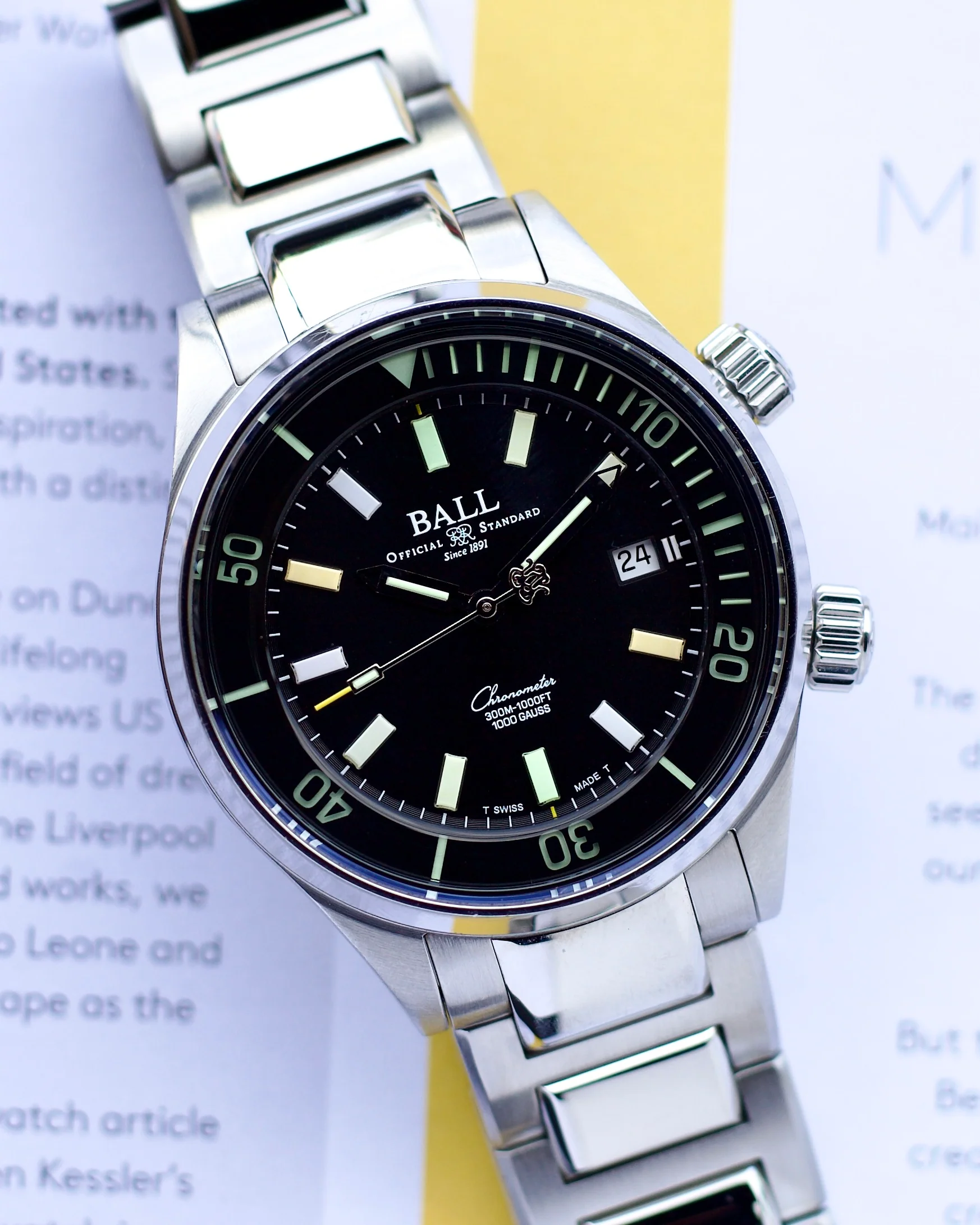 2024 Ball Engineer Master II Diver Rainbow DM2280A-S1C-BKR 42mm
