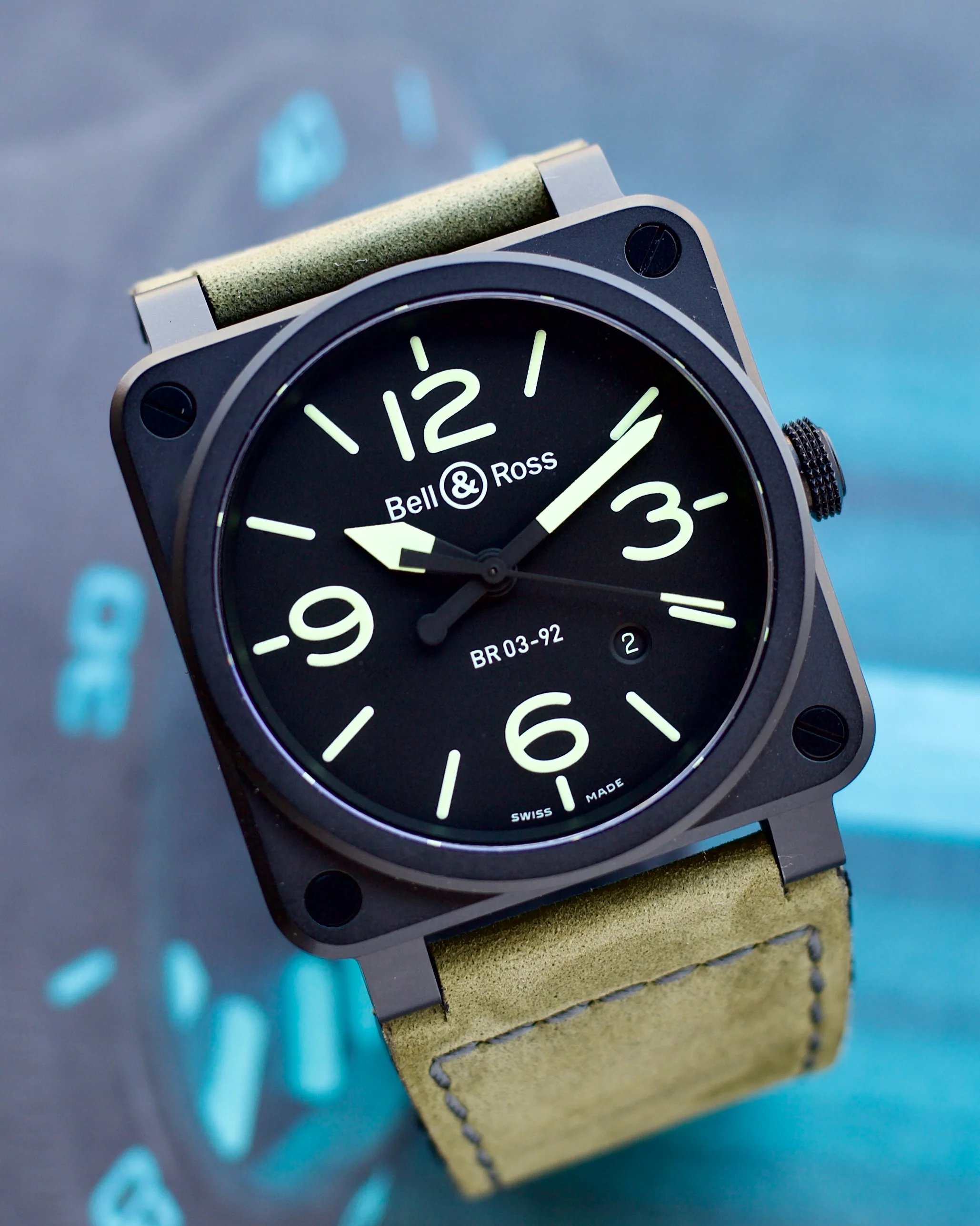 2024 Bell & Ross Nightlum BR0392-BL3-CE/SCA 42mm