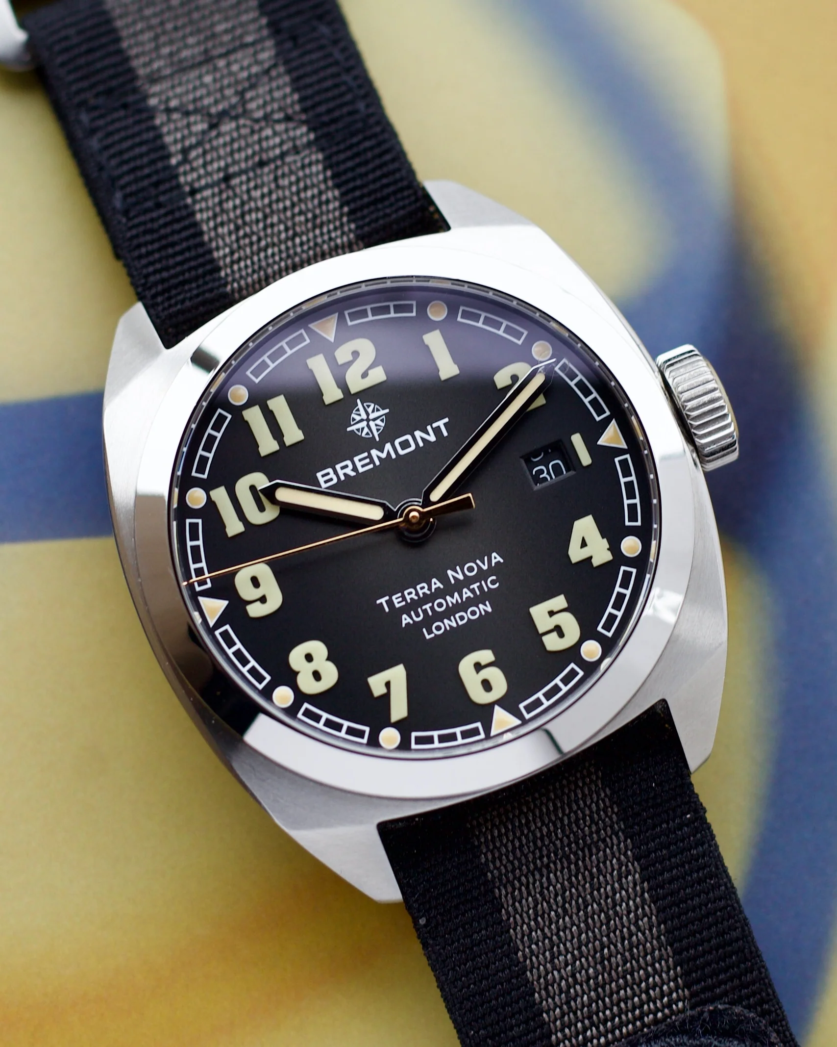 2024 Bremont Terra Nova Date TN40-DT-SS-BK-N-S 40.5mm