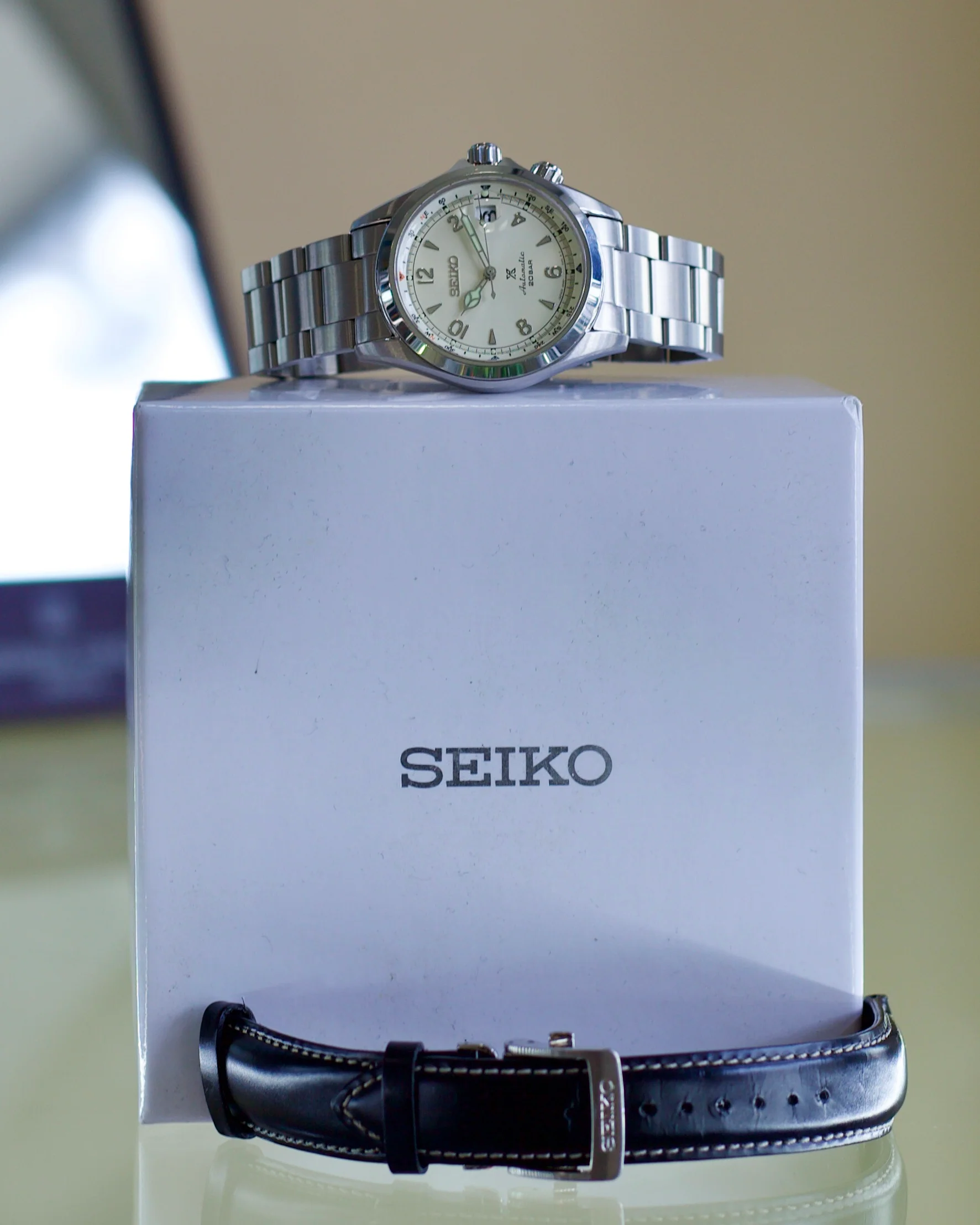 2021 Seiko Alpinist SPB119 With Creamy Dial 39.5mm - Image 6