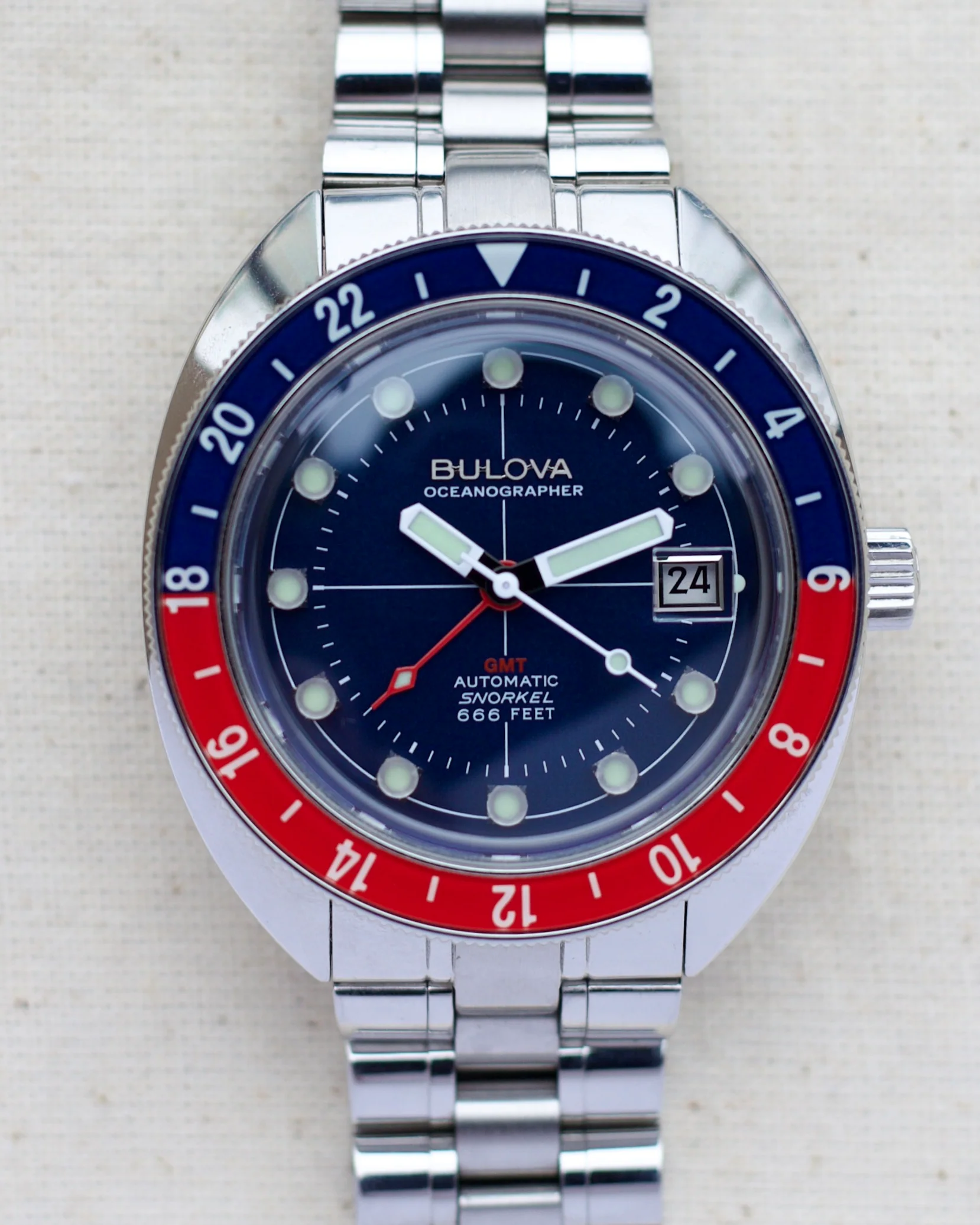 2023 OCEANOGRAPHER SNORKEL PEPSI GMT 96B405 41MM - Image 2