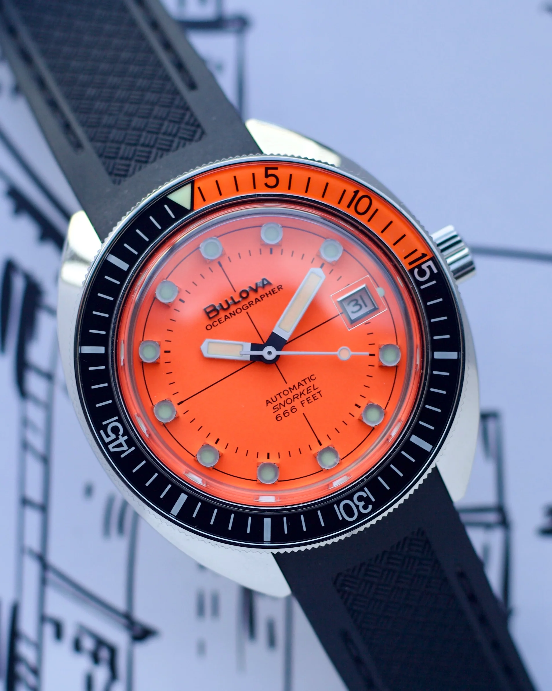 2025 Bulova Devil Diver Oceanographer 96B350 41mm