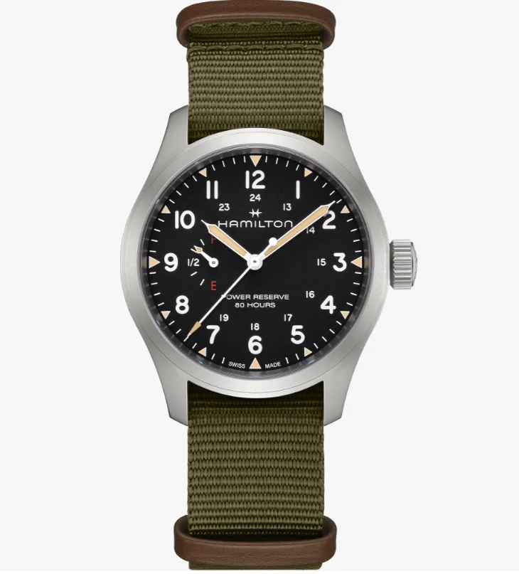 Khaki Field Mechanical Power Reserve H69509930 40mm