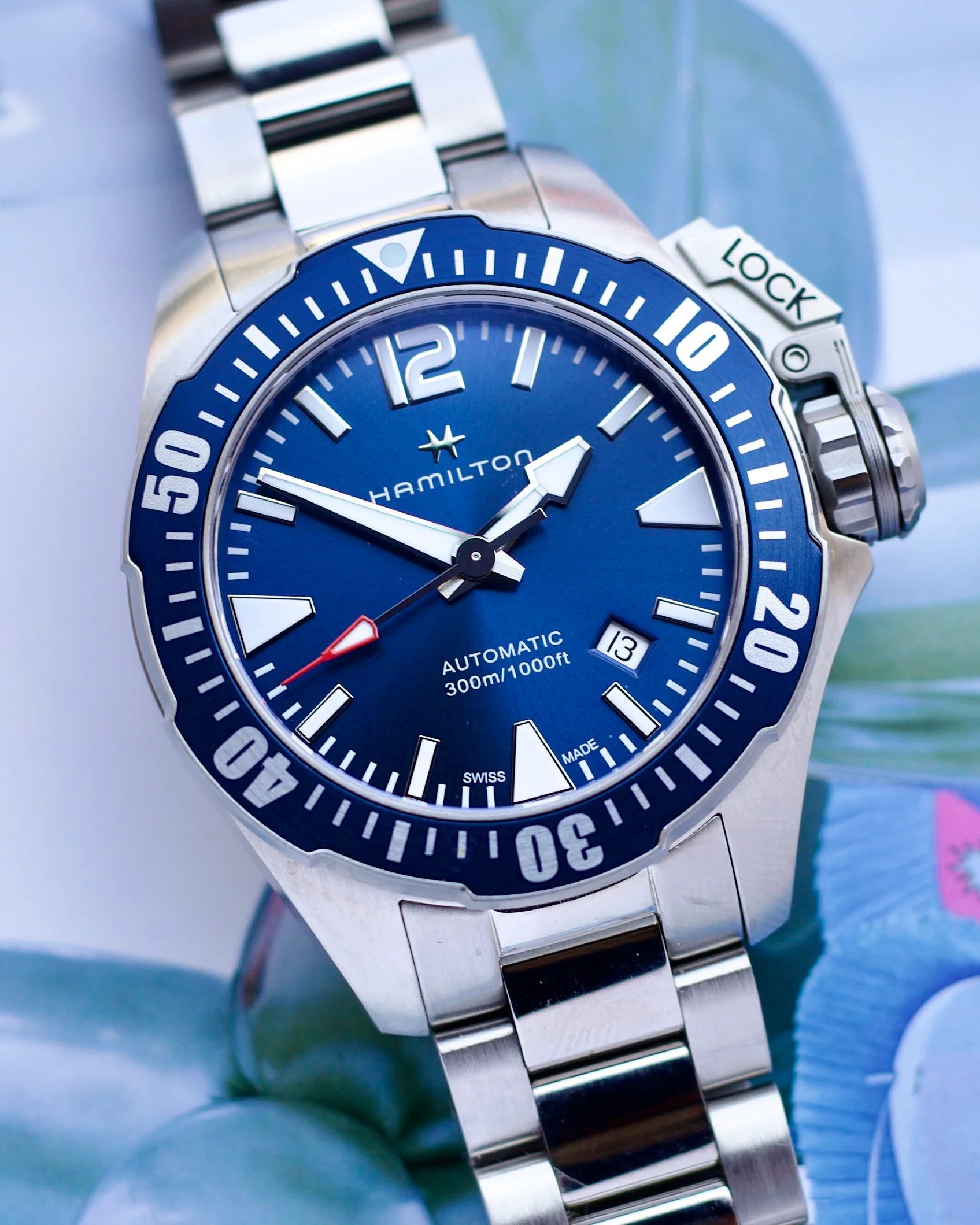 2024 Hamilton Khaki Navy Frogman Auto H77705145 42mm