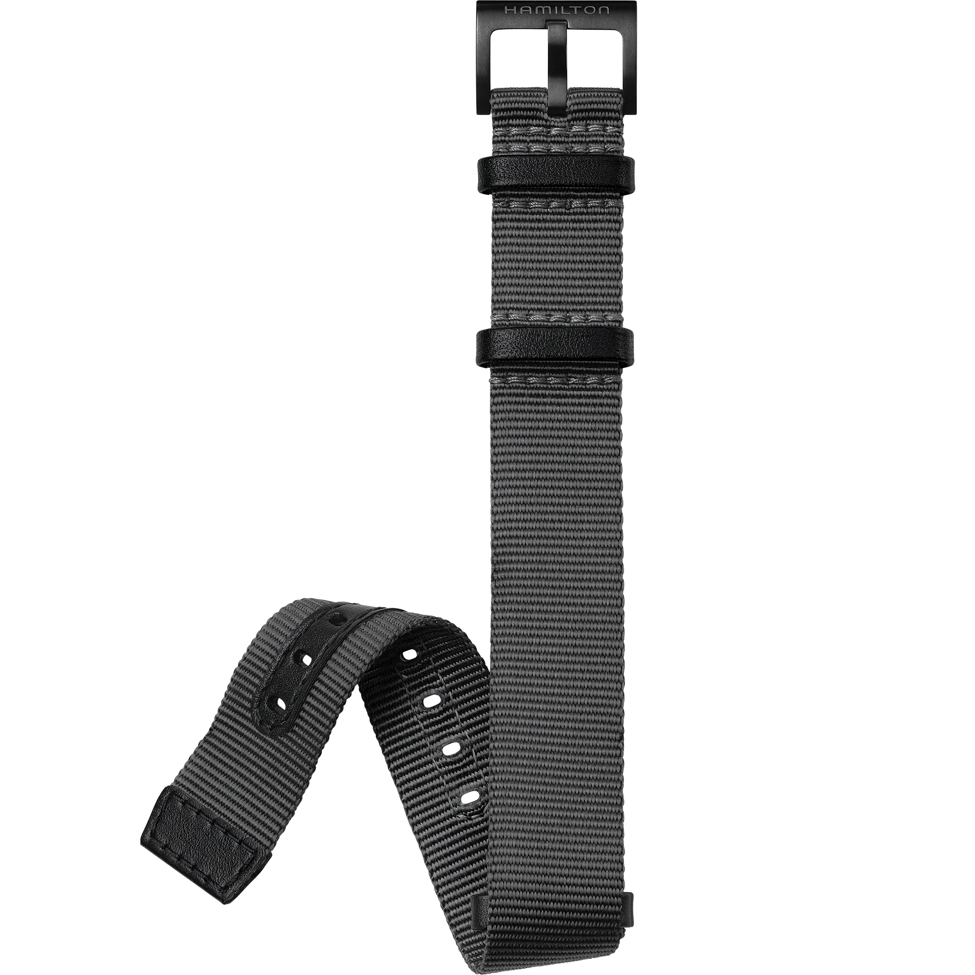 HAMILTON KHAKI FIELD GREY STRAP 20MM H690.694.107