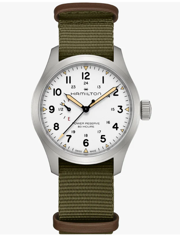 Khaki Field Mechanical Power Reserve H69509910 40mm