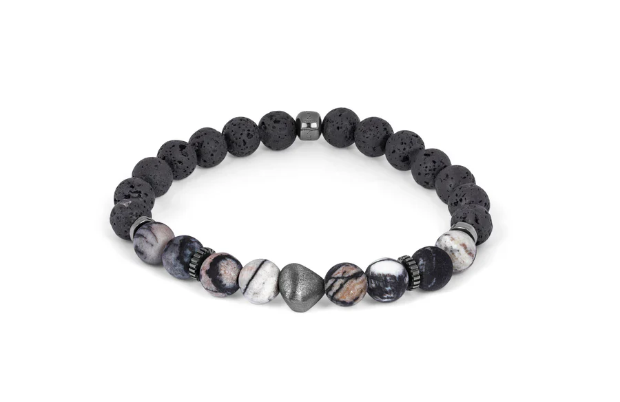TATEOSSIAN Nugget bracelet with spiderweb jasper BR0712 L