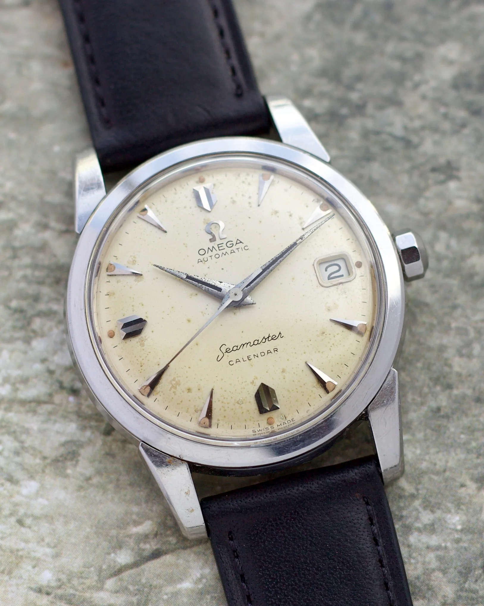 1950's Omega Seamaster Calendar CK 2849 34.5mm