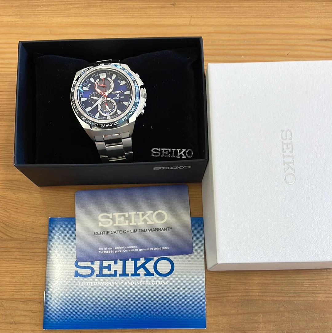 2020 Seiko Prospex World Time Solar Chronograph SSC549 - Image 5