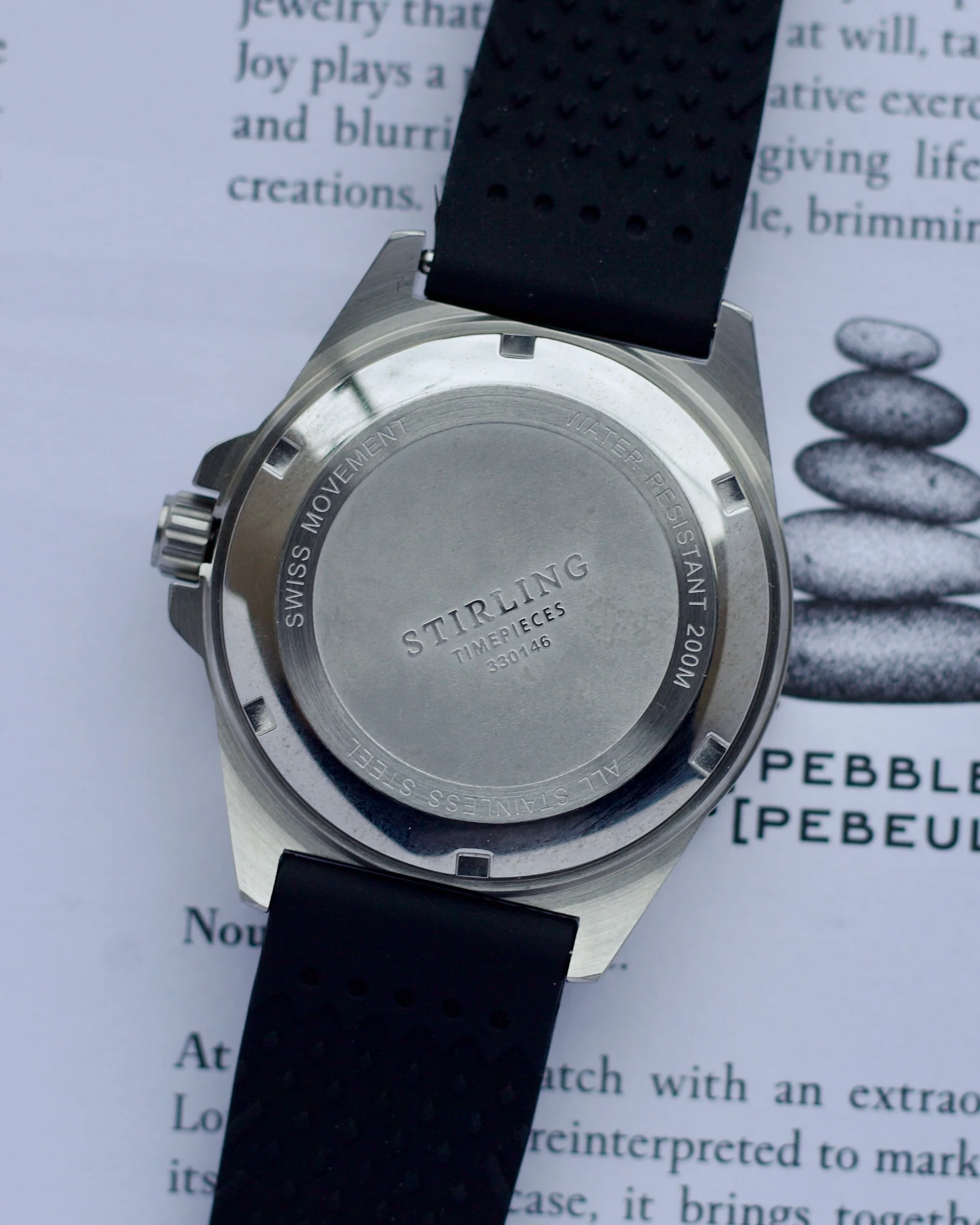 2024 Stirling Timepieces Campbell Quartz - Steel 40mm - Image 2
