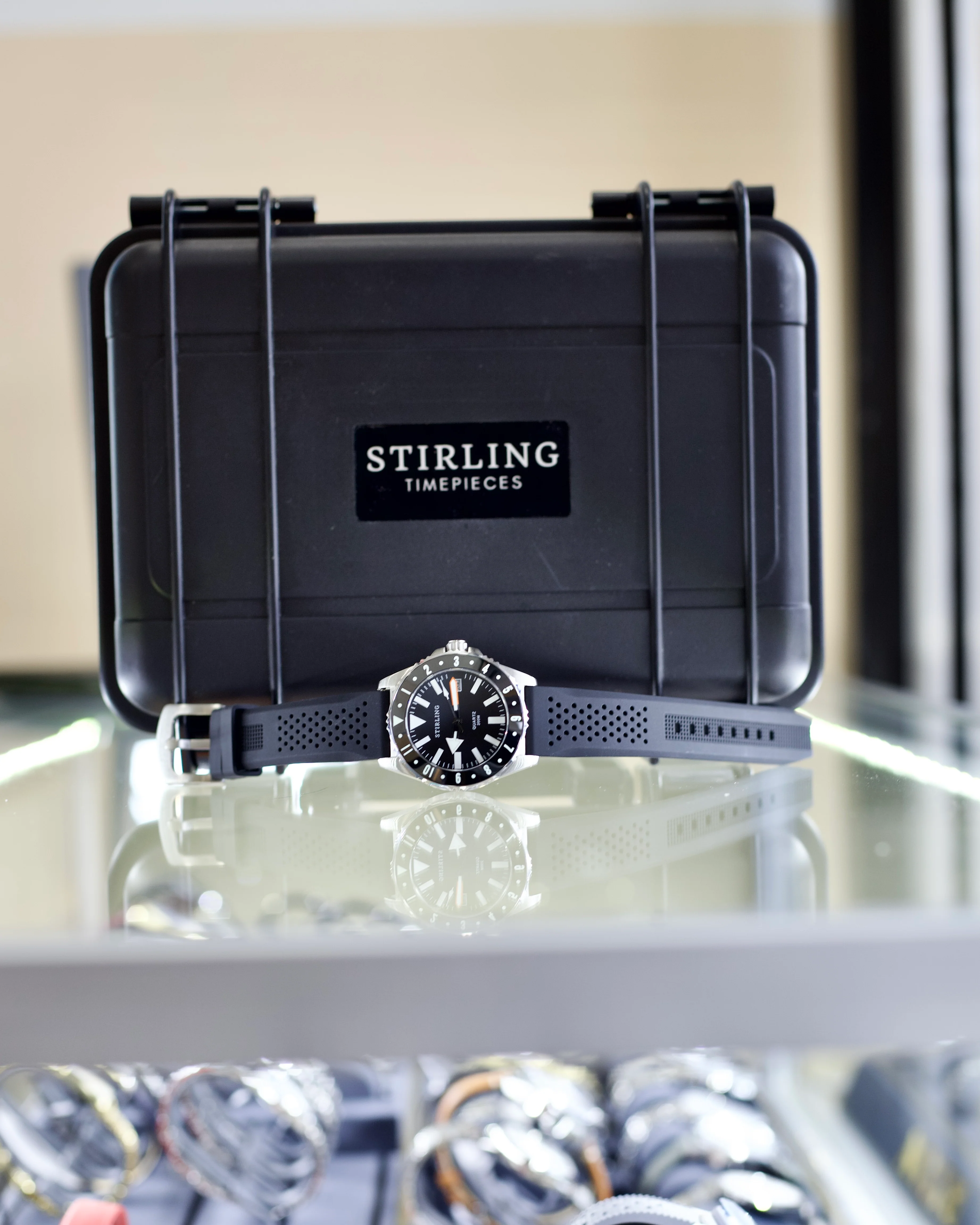 2024 Stirling Timepieces Campbell Quartz - Steel 40mm - Image 5