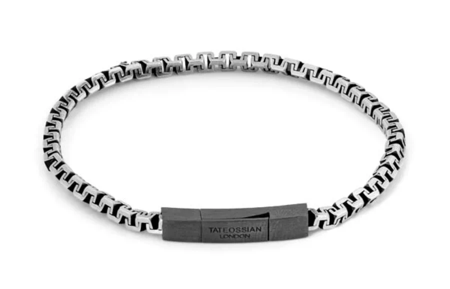 TATEOSSIAN Rhodium plated sterling silver Hellenica bracelet BR2360 L