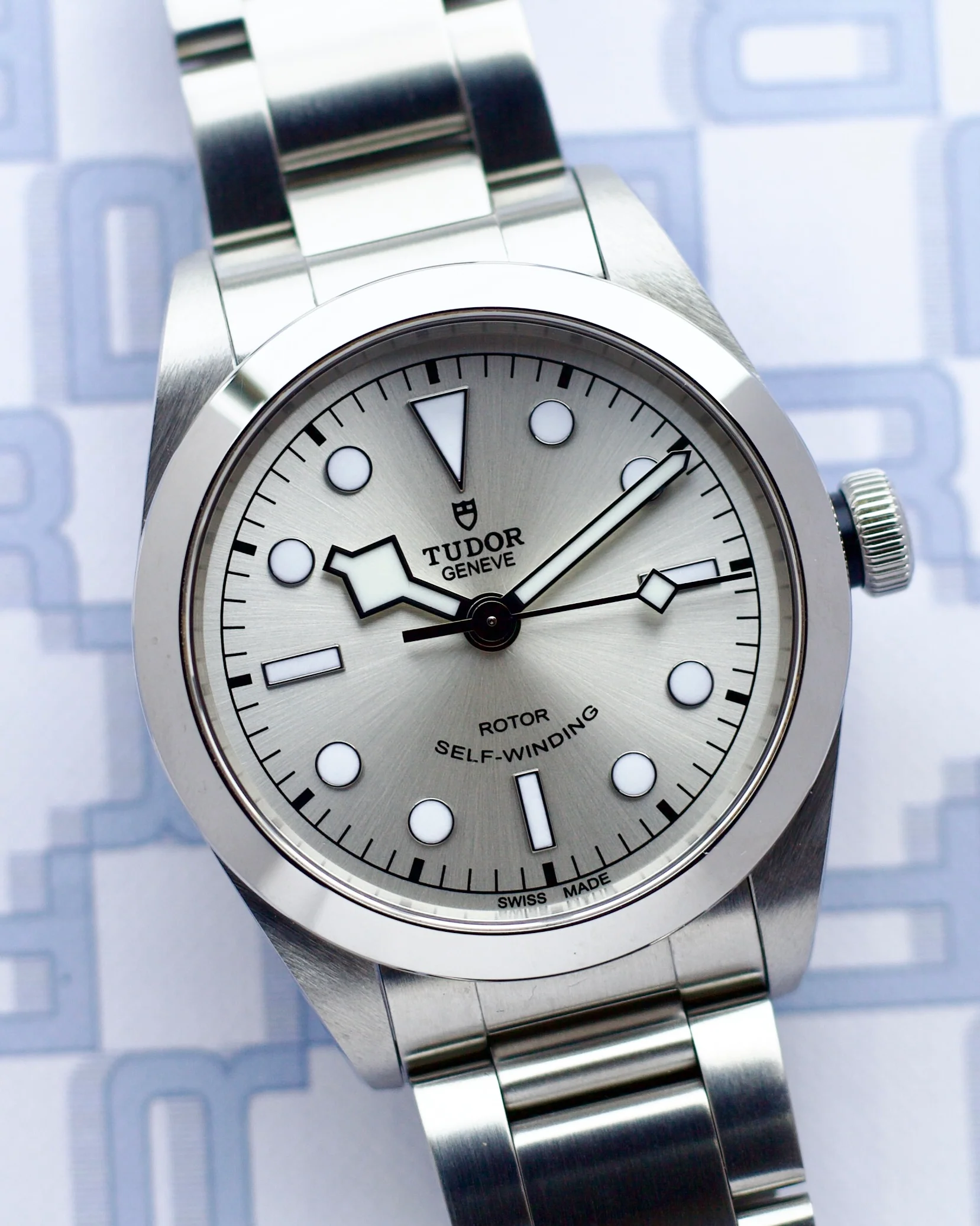 2022 TUDOR Black Bay SMILEY Silver M79500-0013 36mm